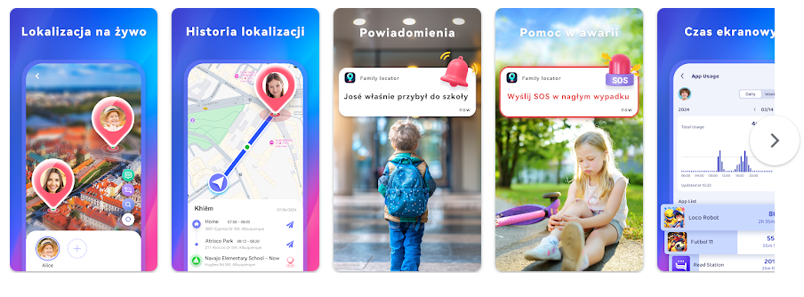 Aplikacja GPS lokalizator rodziny