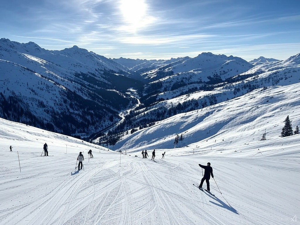 HochjochTotale w Silvretta Montafon