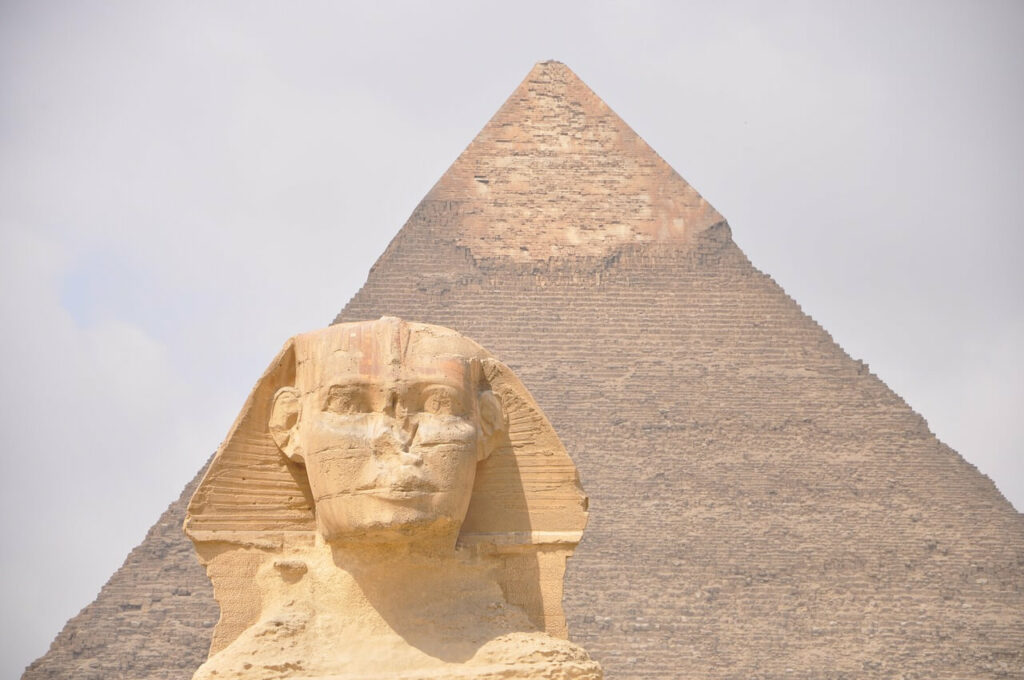 Sfinks, Piramida Cheopsa - Egipt