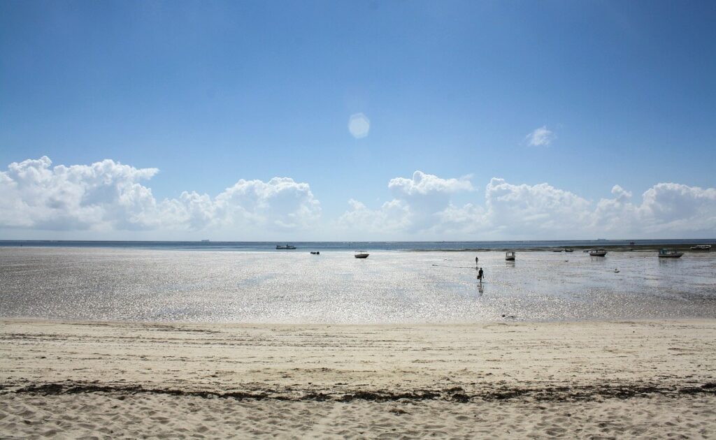 Wybrzeże w Kenii -Mombasa