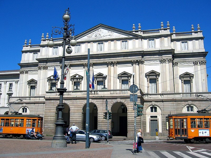 La Scala w Mediolanie 