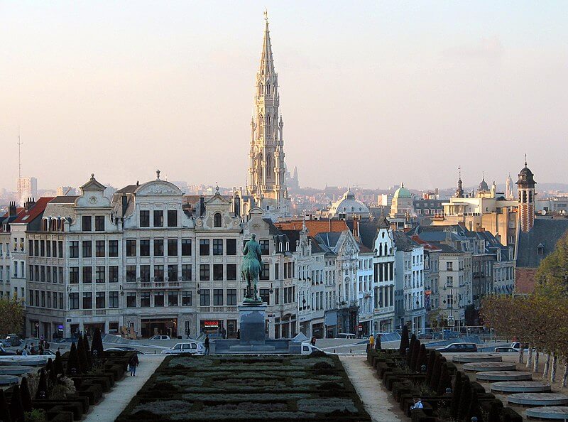 Mont des Arts czyli Wzgórze Sztuki w Brukseli