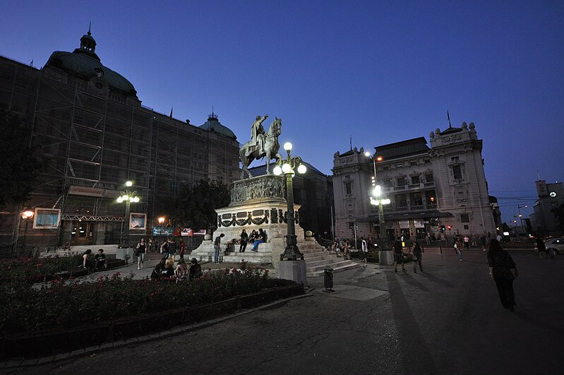 Republika Square w Belgradzie