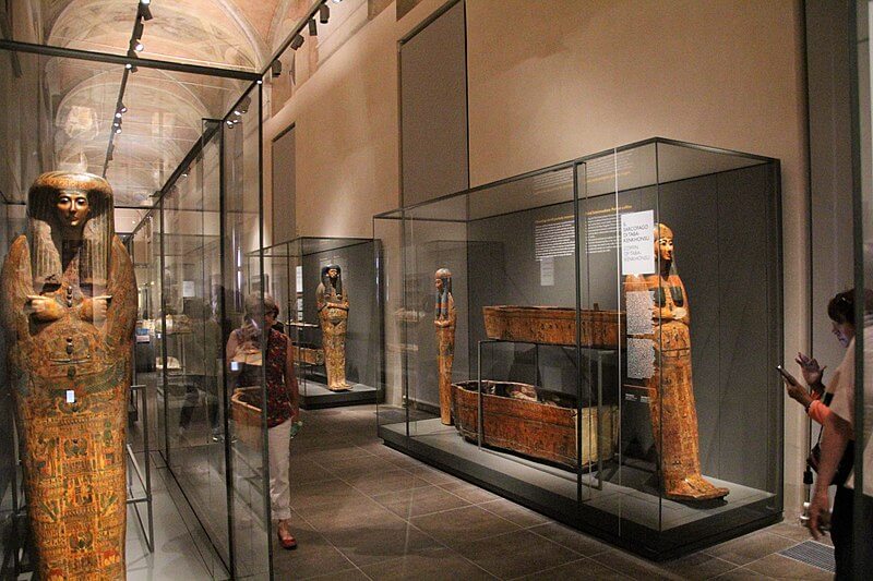 Muzeum Egipskie - wystawa - Turyn