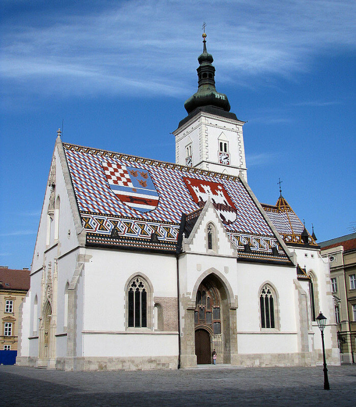 Kościół św. Marka - atrakcje w Zagrzebiu