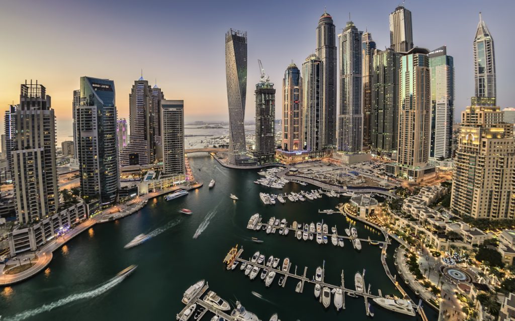 Dubaj, panorama miasta