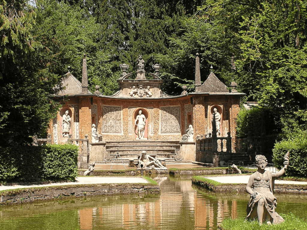 Pałac Hellbrunn i fontanny