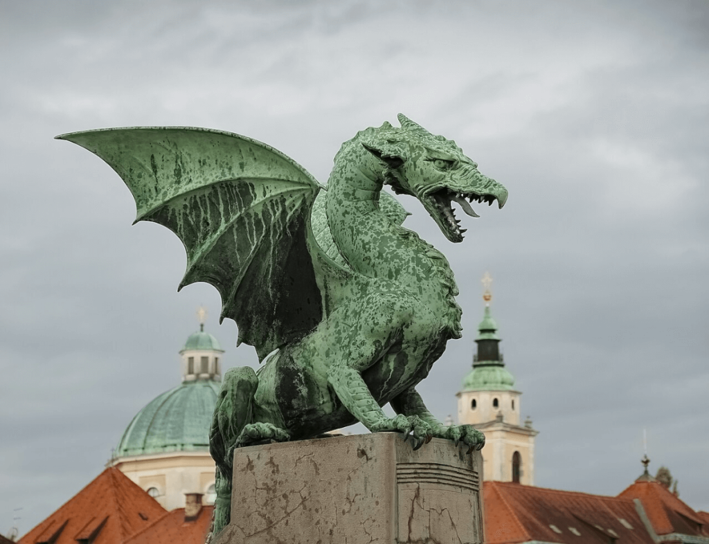 Smoczy Most (Zmajski Most) - jedna z atrakcji Lublany