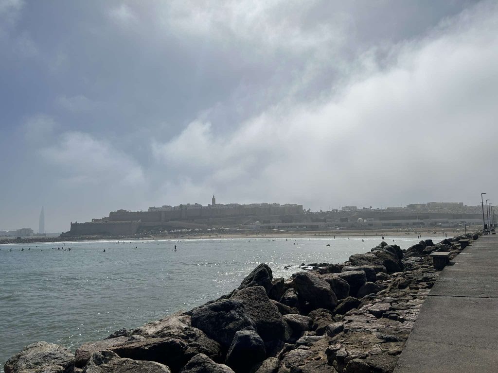 Marok, Rabat, widok z plaży