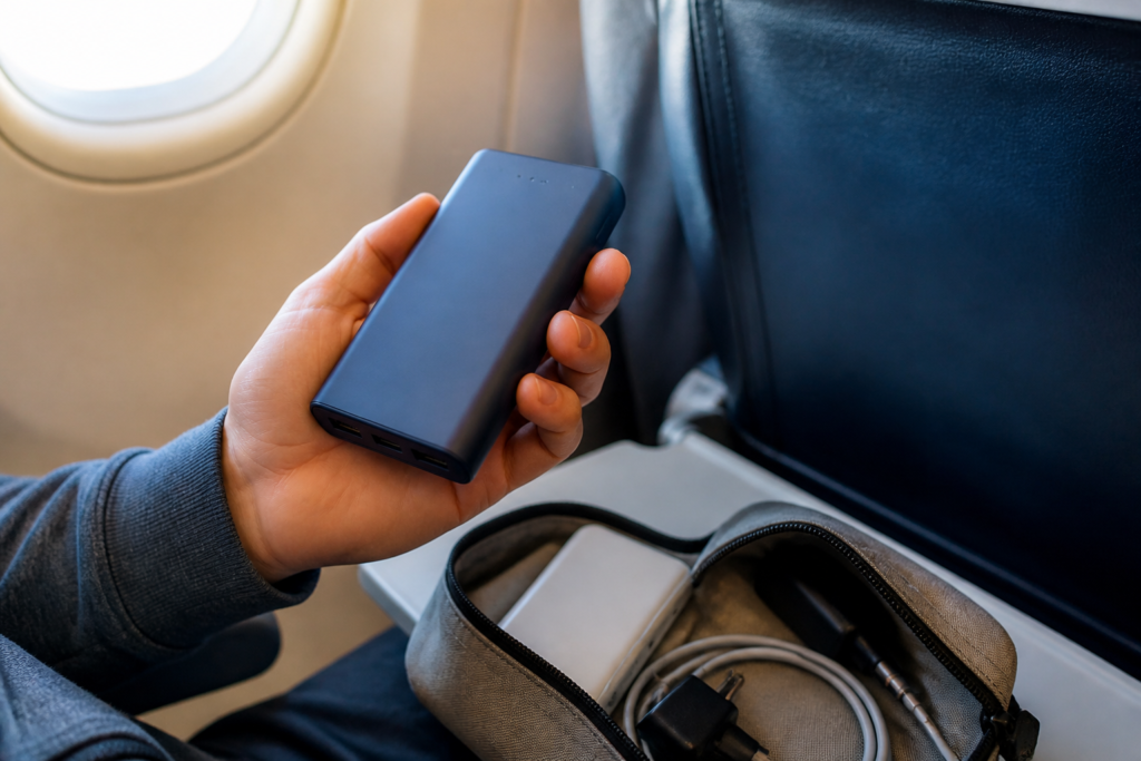Powerbank w samolocie - zasady 2026, limity Wh i przepisy linii lotniczych